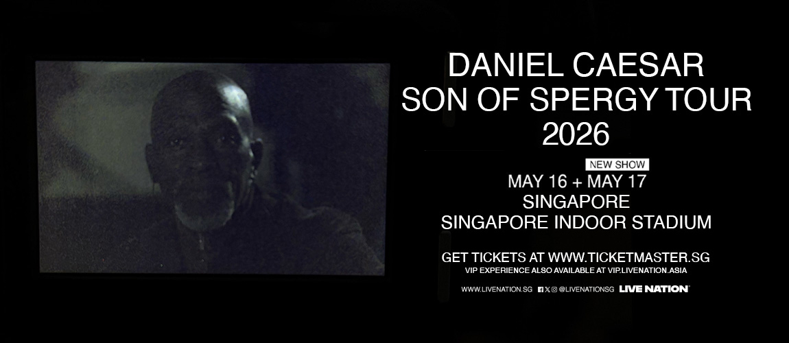 Daniel Caesar - Son of Spergy Tour in Singapore event poster