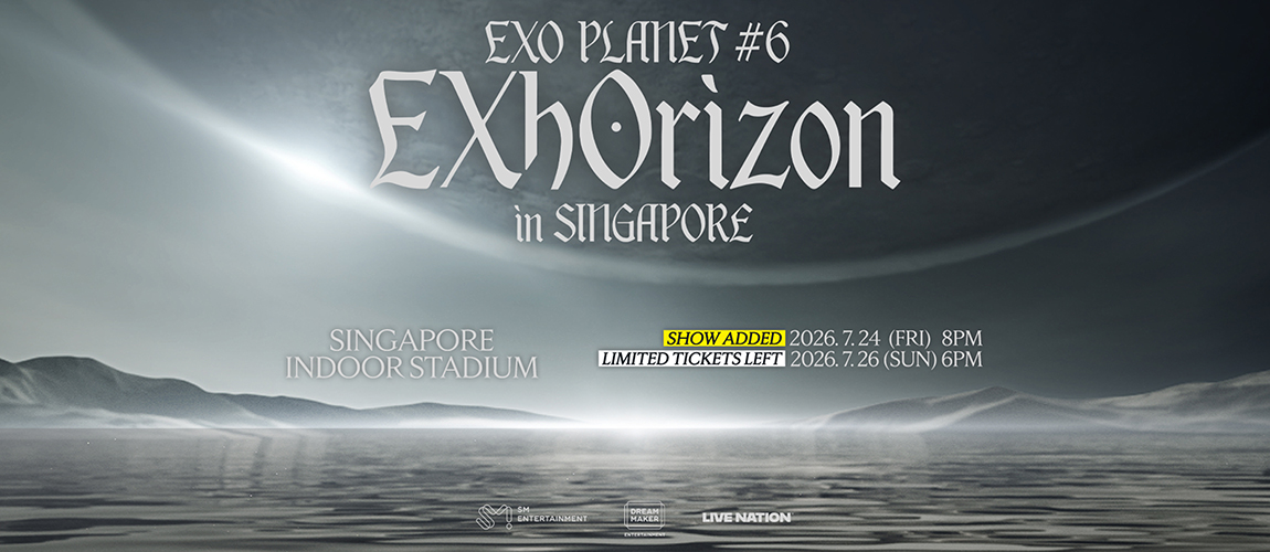 EXO - EXO PLANET #6 - EXhOrizon in SINGAPORE event poster