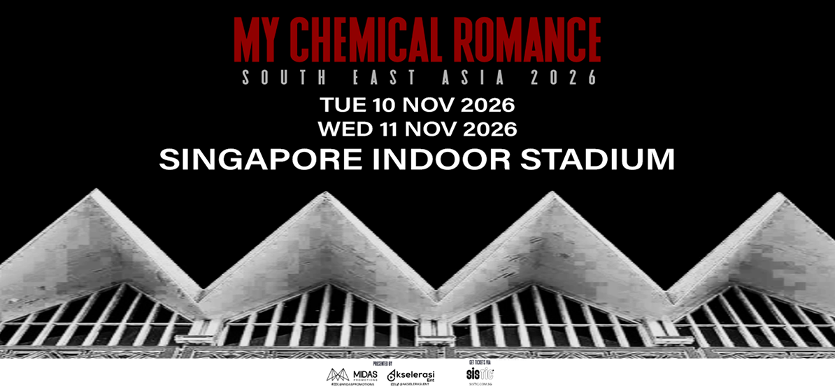 MY CHEMICAL ROMANCE  - LIVE IN SINGAPORE 2026 event poster